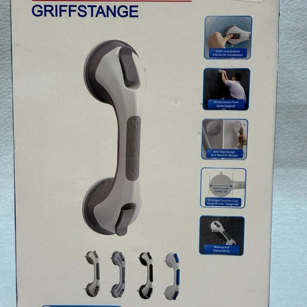 Grab Bar 2 Pack‎ TAILI Suction Shower Handle Bathroom Safety No Drill Needed